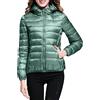 Generico Piumino Da Donna 100 Grammi Leggero Ripiegabile Imbottito Giubbotto Antivento Trapuntato Invernali Piumini Con Cappuccio Elegante Mezza Stagione Manica Lunga Cappotto Comodo Taglie Forti Giacca Casual