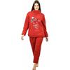 Infiore Pigiama Donna Pile Effetto Coral - Pigiama Donna Invernale Felpato Morbido (653012 LOVVO, L)