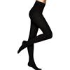 Vogue Merino Wool Collant in Lana da Donna, Nero