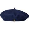 Borsalino Berretto Basco in Lana Donna/Uomo - Made Italy baschetto Inverno Autunno/Inverno - Taglia Unica Blu Scuro