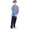 Navigare Pigiama Uomo Invernale Caldo Cotone Interlock Grigio 2141340