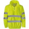 Logica Professional LOGICA Pyle HV Alta visibilità 100% poliestere 380gr Cl3 maniche lunghe zip corta PYLE/HVG
