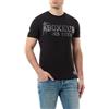BOXEUR DES RUES T-Shirt Iconica Black e Titanio (IT, Testo, M, Regular, Regular)
