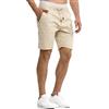 Indicode Uomini Stoufville Chino Shorts | Bermuda Pantaloncini Chino con 4 Tasche White Pepper XL