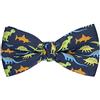 OCIA Papillon regolabile per bambini con dinosauro e animali, pre-annodato, Dinosauro, Taglia unica