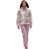 Infiore Pigiama Donna Pile Effetto Coral - Pigiama Donna Invernale Felpato Morbido (652862 Madras, S)