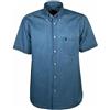 Saggio Sea Barrier Camicia Jeans Denim Mezza Manica Set 1 o 3 Pezzi Leggera in Puro Cotone Modello Regular Fit Button Down Uomo Profumatore Blu XXL