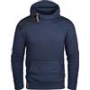 Grin&Bear Felpa con Cappucio Uomo Hoodie con Cerniera ad Angolo, Blu Navy, XXL, GEC435