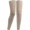 MilyaDE Milya Scaldamuscoli lunghi invernali da donna, in cashmere, scaldamuscoli sopra il ginocchio, a maglia, L-beige., Taglia unica