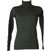 RAGNO Dolcevita Ciclista Donna Maglia Manica Lunga Caldo e soffice Cotone bio Articolo D274AK BIO Cotton Dolcevita, 027 Bottiglia, 5 - Quinta