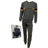 Sergio Tacchini Pigiama Uomo Invernale, Pigiama Uomo Caldo Cotone, Tuta Uomo Casa (34794 Grigio Melange, S)