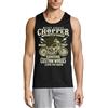 Atspauda West Coast Chopper Live to Ride - Canotta da uomo in cotone, colore: nero