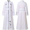 Genérico Tunica Ecclesiastica Tunica del Clero Tunica di Predicatore Sotana Maschio Lode Adorazione Costume da Sacerdote fino al Pavimento