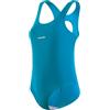 sesto senso Costume da Bagno Ragazza Colore Singolo Sportivo Costume Intero Opaco Bimba 152 BW691 Blu