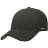 Stetson Plano Wool cap Uomo - Cappellino da Baseball sottovisiera in Pelle - Cappellino Maschile Spina di Pesce - con Fodera in Cotone - Autunno/Inverno Oliva XL (60-61 cm)