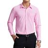 Enlision Camicia Uomo Manica Lunga No Stiro Elasticizzata Elegante Camicia che non si Stropiccia Uomo con Bottoni Antigrinza Taglio Regolare Formale da Ufficio con Tasca