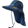 Bassdash Cappello da Sole Unisex UPF 50+ Cappello da Pesca Idrorepellente Tesa Larga con Ampia Protezione del Collo Coda di Cavallo Uomo Donna