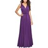 Uwdiohq Abito Avvolgente Abiti Lunghi Multiuso Convertibili Abiti per Damigelle Abiti per invitati a Matrimoni per Donne S XL Abiti da Colorati Abito Svasato Cerimonia Abiti Neri Donna Estate