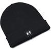 Under Armour UA Halftime Shallow Cuff 1379990 - Berretto da Uomo, (001) Nero/Bianco, Taglia Unica
