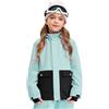 TiaoBug Giacca Antivento Bambina Giacca da Sci Ragazza Giacche Invernale Cappotto Leggero Capispalla da Trekking Impermeabile Giubbotto da Montagna Ski Jacket Coat Outdoor Verde chiaro 15-16 anni