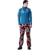 Kappa - Felpa con Zip, Uomo, Blu, Poliestere, Sci. 6Cento 687C Us, Taglia: M