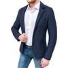 Evoga Giacca Blazer Uomo Class Invernale in Lana (M, Blu)