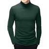 Ophestin Uomo Mezzo Dolcevita Camicia Manica Lunga Pullover Basic Progettato Sottogonna Collo Polo Stretch Slim Fit Maglioni Verde Scuro, S