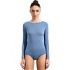 Ciocca Pura Maglia Donna con Cashmere Manica Lunga Pizzo Intimo Canottiera Elegante Calda