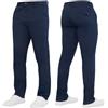 989Zé ENZO Raw Denim - Pantaloni da uomo elasticizzati in stile chino slim fit, Marina Militare, W32 / L30