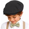 Bienzoe Ragazzi Panettiere Cappello Nero 2/3