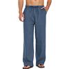Coofandy - Drop Crotch, Harem Uomo | Pantaloni in lino da uomo, pantaloni estivi con coulisse, pantaloni da salotto vestibilità rilassata