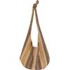 LYEAA Borsa a tracolla in tela a righe alla moda da donna borsa a tracolla etnica borsa a tracolla borsa hippie for lavoro shopping viaggi, Mg2233 Giallo, 420.00x380.00x90.00mm/16.54x14.96x3.54inch
