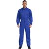 CHICTRY Tuta da Meccanico Divisa Lavoro Uomo Completo Intero da Lavoro in Cotone Pagliaccetto Monopezzo Salopette Combinate Tuta Intera Operaio Meccanico Blu reale XL/175