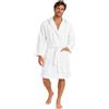 Dorian Home - Accappatoio Uomo e Donna in Microfibra Anallergico, Morbido, Leggero, Salvaspazio, Assorbente a Rapida Asciugatura con Cappuccio, Tasche, Cintura a Passanti e Gancio, Lavabile (no Stiro)