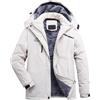 HAOLEI Giacca da Sci Montagna Impermeabile Parka da Neve Calda Imbottita Invernale Cappotto da Sci con Cappuccio Antivento Giubbotto da Viaggio Donna con Tasche Giubbotto Autunno 2024 Offerta