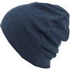 CHARM Berretto Uomo E Donna Invernale 100% in Cotone Organico, Made in Japan, Beanie A Maglia Chemio Slouch Unisex Giapponese Blu Navy