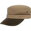 Stetson Cappellino Katonah Cotton Army Donna/Uomo - Berretto cap Militare Fibbia in Metallo, con Visiera Estate/Inverno Estate - S (54-55 cm) Marrone Chiaro