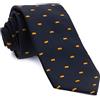 Cencibel Smart Casual Cencibel - Cravatta con bandiere della Spagna Blu navy Taglia unica