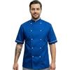 Peter's abiti da lavoro Giacca da cuoco,chef,pizzaiolo,ristorazione,cucina,pasticceria,panificio,mezza manica