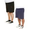 Maxfort Bermuda Uomo Taglie Forti, Pantaloncini in Cotone, Fino Taglia 14XL (IT, Testo, 7XL, Regular, Regular, Nero)