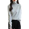 Chanyarn Maglione da Donna in 100% Lana Merino Leggero Collo Alto Lavorato a Maglia Senza Cuciture a Maniche Lunghe Tops