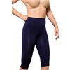 FarmaCell 604Y (Blu, L) Leggings Anticellulite Donna 3/4, Leggings Capri Modellanti con Effetto Fir, Made in Italy