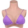 Vnmcry Seno in Silicone Realistici Petti Finti Riempito di Cotone Mezzo Corpo Falso Petto Finto per Uomini Crossdresser Transgender Mastectomia Protesi (Beige - B Cup)