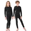 Homord Set Intimo Termico Bambino Traspirante Tessuto di Carbone di bambù Intimo Funzionale Set Biancheria Intima Termica Buono per Il Calcio, Lo Sci, l'hockey su Ghiaccio, la Corsa, Il Sonno
