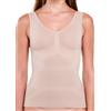 SLIMCELL Gambetti Canottiera Contenitiva Donna Anticellulite - Intimo Modellante Donna Pancia Piatta, Intimo Contenitivo in Microfibra Effetto Massaggiante Shapewear - Made in Italy