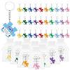CCCYMM 30 Set/50 Set/80 Set Portachiavi Puzzle di Ringraziamento per Regali di Apprezzamento del Team Portachiavi in Acrilico con Carte di Ringraziamento per Dipendenti, Personale, Colleghi