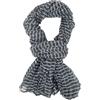 Ella Jonte Sciarpa leggera da uomo sciarpa rossa blu nero o grigio bianco a righe, grigio., Taglia unica