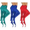 sesto senso Collant Donna in Microfibra Opaco 4 L0 Den 6 Pack Menta Fiordaliso Rosso 2 XS-S SET 5