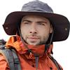 Comhats Grande cappello da sole da uomo, XL - XXL, a tesa larga UV Safari Bonnie cappelli per l'estate all'aperto escursionismo pesca passeggiate, impermeabile e antivento 60-66 cm