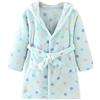 YOLIA Unisex Bambini Abiti Carini con Cappuccio da Notte in Pile Morbido Accappatoio Vestaglia Abiti